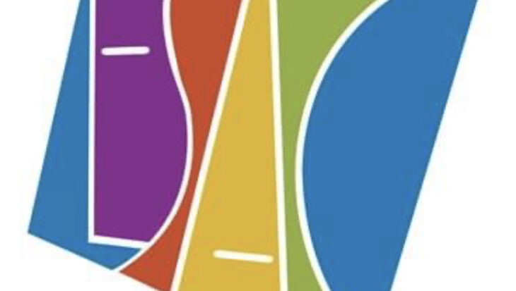 A colorful logo of the letters esac